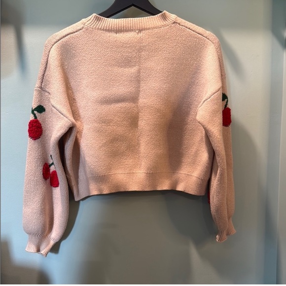 Altar'd State Cherry Sweater Size Small - Picture 6 of 7